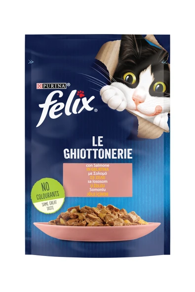 FELİX Pouch Somonlu Yetişkin Kedi Konservesi 85 gr - Resim 2