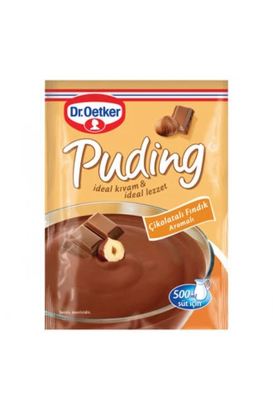 Dr. Oetker Puding Çikolata Fındıklı 115gr X 24 Adet ürün görseli