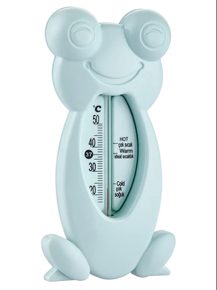 BabyJem Kurbağa Banyo ve Oda Termometresi 381 Turkuaz