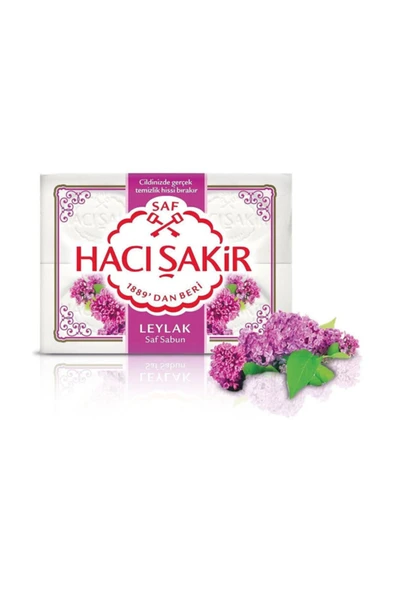 HACIŞAKİR Leylak Kalıp Sabun 4x150gr ürün görseli 1