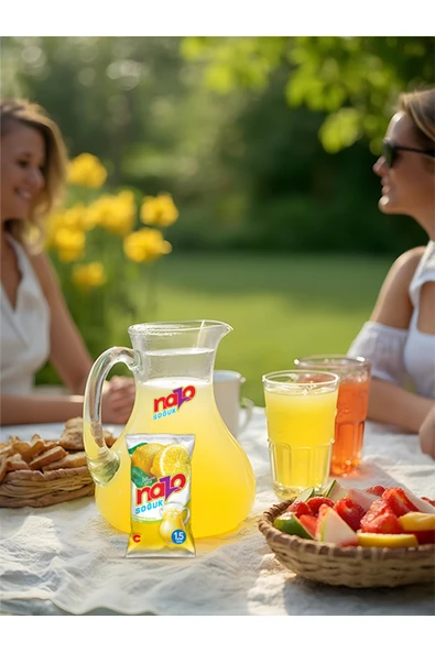 NAZO Limon Aromalı Içecek Tozu 9 gr 24'lü - Resim 4