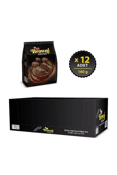 Etı Brownı Intense Mını Çikolatalı 160 Gr X 12 Adet ürün görseli