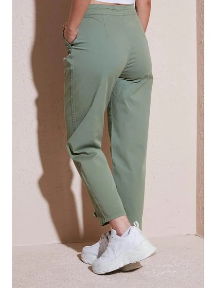 FASHION FRIENDS KADIN PAÇASI DÜĞME DETAYLI PANTOLON 25Y0312K1 - 8