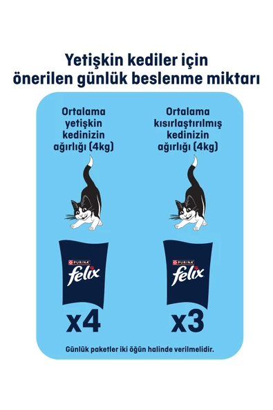 FELİX Sığır Etli Yaş Kedi Maması 85 gr - Resim 5