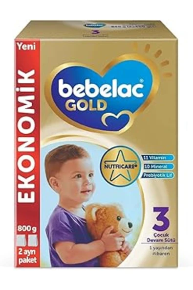 Bebelac 3 Devam Sütü 800 G 1 Yaş+ ürün görseli 1