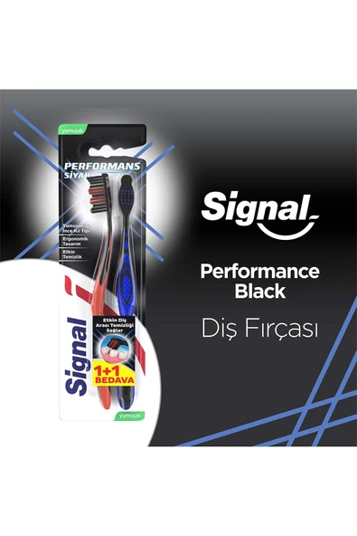 SİGNAL Black 1 1 Diş Fırçası - Resim 3