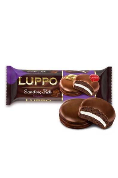 Luppo Kakaolu 8'li Paket Sandviç Kek 184 gr ürün görseli
