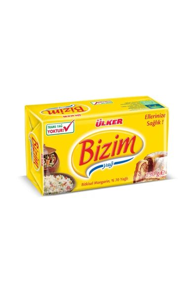 ÜLER BİZİM Margarin 250 gr ürün görseli