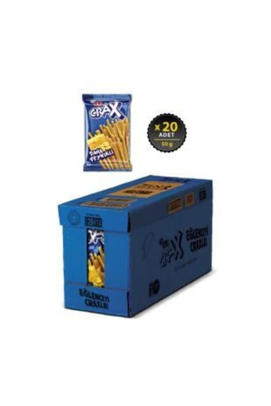 ETİ Crax Peynirli Çubuk Kraker 50 g x 20 Adet - Resim 2