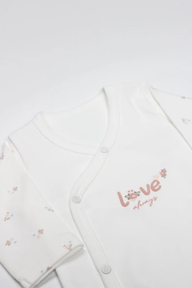 Bistyle Grow İn Lowe Kravuze Body 17106 Pembe Ekru - 2