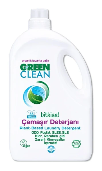 Green Clean Bitkisel Çamaşır Deterjanı 2750ml
