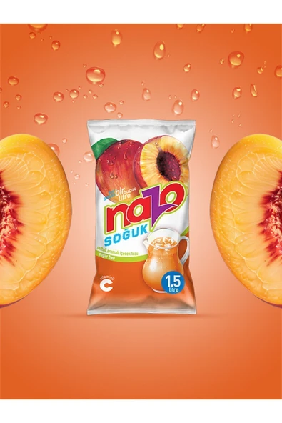 NAZO ftali Aromalı Toz İçecek 24 Lü ürün görseli 1