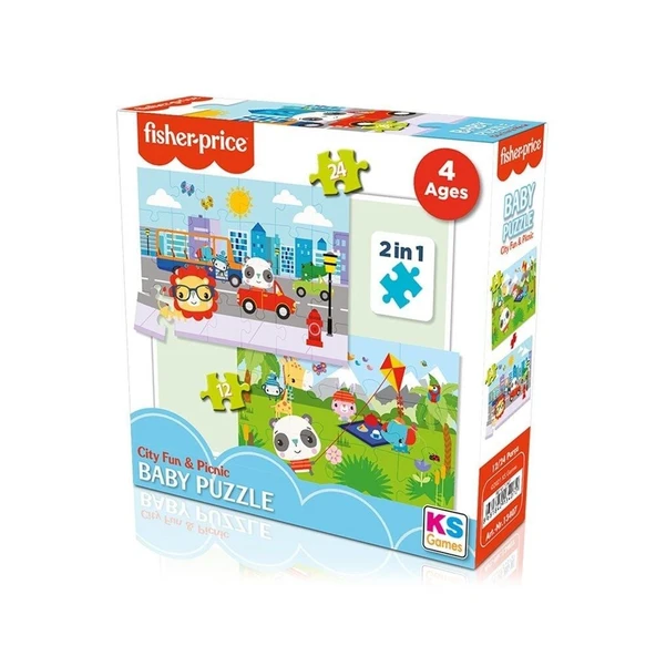 Fisher Price City & Fun Picnic Puzzle 13407 - 2