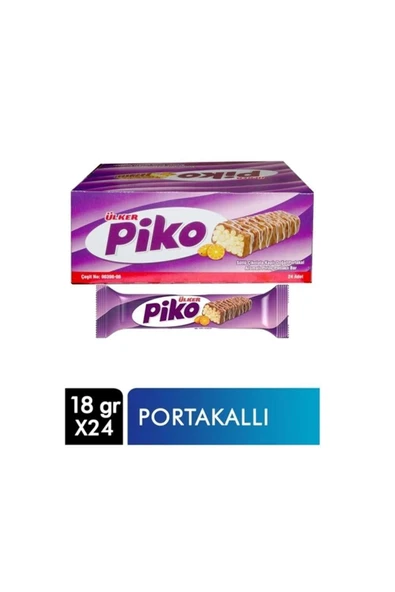 ÜLKER Piko Portakallı Kaplamalı Bar 18 g x 24 Adet ürün görseli