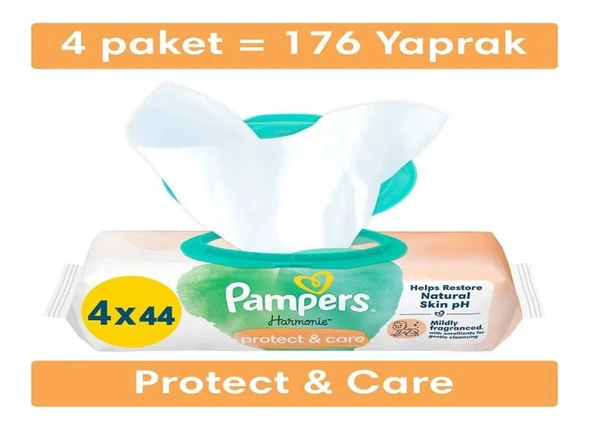 Prima Protect & Care Islak Havlu Mendil 4'Lü 176 Yaprak - 2