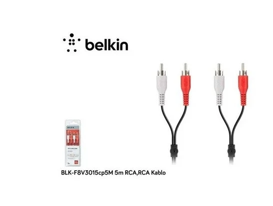 BELKİN BLK-F8V3015CP5M 5M RCA, SES KABLOSU