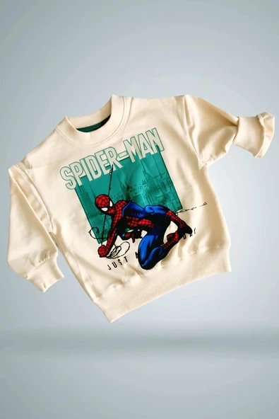 Örümcek Adam Yeşil Renk Erkek Çocuk Eşofman Takım - Resim 5