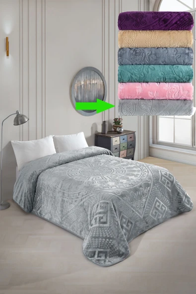 Varol Royal Touch V2 Lüks Kalın Battaniye 220x240 cm — Yumuşak, Sıcak ve Dayanıklı - Resim 2