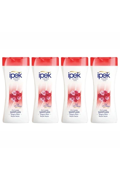 İpek Şampuan 480 ml Boyalı Saçlar Gül 4 adet ürün görseli 1