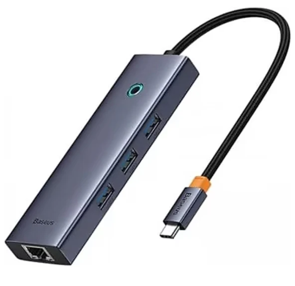 Baseus Hub 6w1 UltraJoy 6 Port USB-C 1 x HDMI4K 30 Hz + 3 x USB 3.0 + 1 x PD + RJ45
