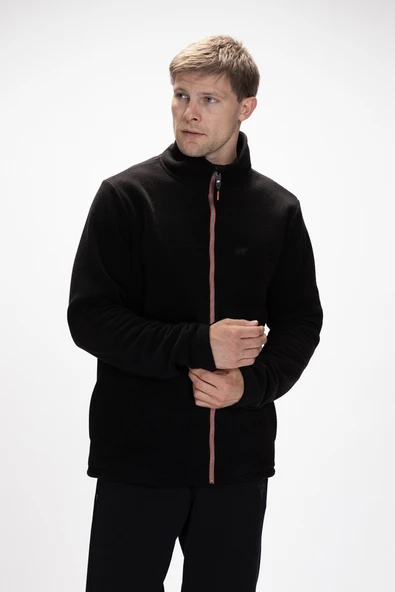 BAD BEAR SKY FULL ZIP POLAR TAM FERMUAR SİYAH POLAR 25.02.12.021 - Resim 3