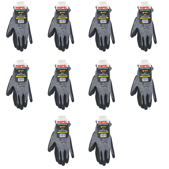 Mafel MF-77 Nitril İş Güvenlik Eldiven - 10/XL - 10 Çift ürün görseli 1