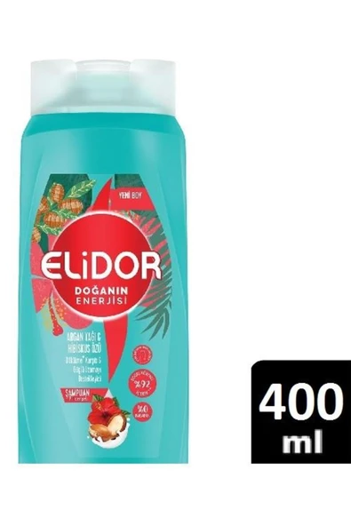 Doğanın Enerjisi Saç Bakım Şampuanı Argan Yağı & Hibiskus Özü Dökülme Karşıtı & Güçlü Uzamayı ürün görseli 1