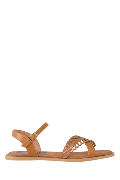 Stato Kadın Tasarım Sandalet Taba - Resim 8