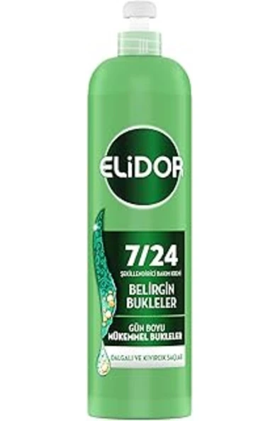Elidor 7/24 Şekillendirici Saç Bakım Kremi Belirgin Bukleler Dalgalı Ve Kıvırcık Saçlar 240 Ml ürün görseli 1
