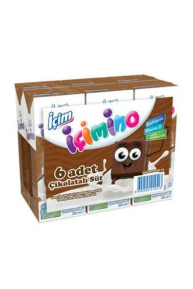 ÜLKER Içim Içimino Çikolatalı Süt 6x180 Ml. (24'LÜ) ürün görseli