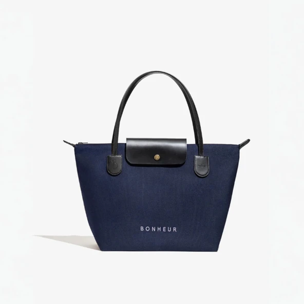 BONHEUR N Kanvas Çanta- Indıgo Blue