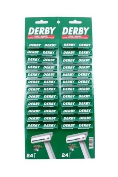 Derby Tek Bıçak Jilet 24'lü ürün görseli 1