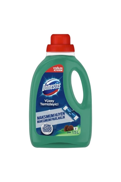 Domestos Yüzey Temizleyici Çam Maksimum Hijyen Tüm Yüzeyler Için Yüzey Temizleyici 1500 Ml - Resim 2