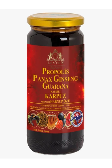 Propolis Panax & Ginseng & Guarana Özlü, Karpuz Aromalı Harnup Özü 310 gr ürün görseli 1