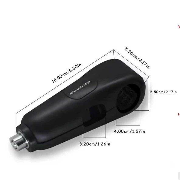 Knmaster Alarmlı Motosiklet Elcik Manet Fren Kilidi-Kırmızı - 3