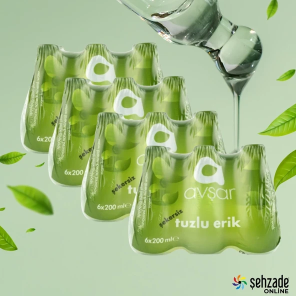 Avşar Tuzlu Erik Aromalı Maden Suyu 24 x 200 ml ürün görseli