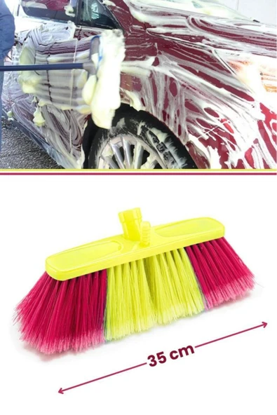 Trendy Mega Oto Fırçası, Otomobil Minibüs Otobüs Profesyonel Mega Yıkama Temizlik Fırçası ürün görseli 1