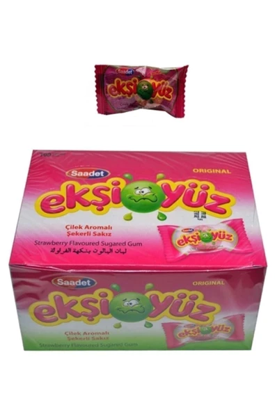 Ekşi Yüz Sakız 100 Adet ürün görseli