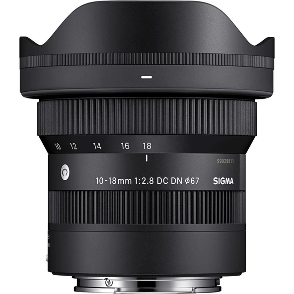 Sigma 10-18mm f/2.8 DC DN Contemporary Lens (Sony E) ürün görseli 1