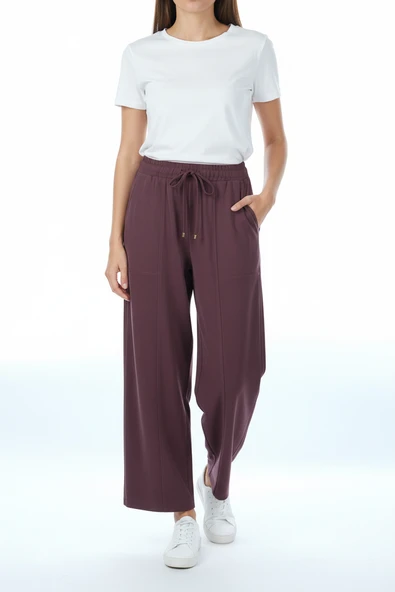 On Kadın Oversize Midi Pantolon - Rahat ve Şık Günlük Kombin - 11