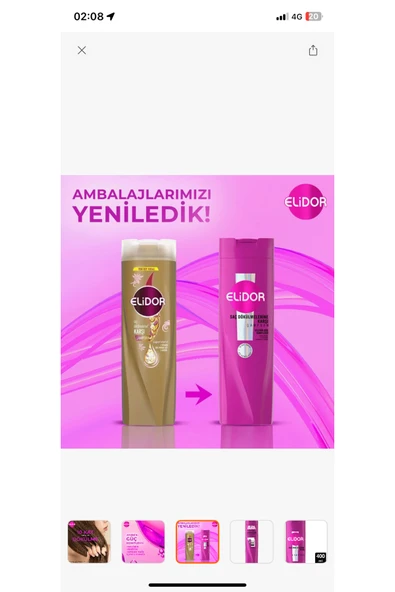 ELİDOR Saç Dökülmelerine Karşı Şampuan 400 ml - Resim 3