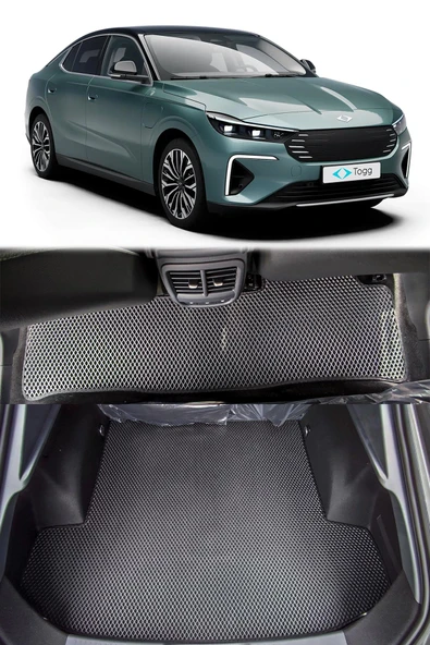 Bod Togg T10F 3D Havuzlu Paspas ve Bagaj Havuzu Seti 2025-Sonrası Siyah ürün görseli