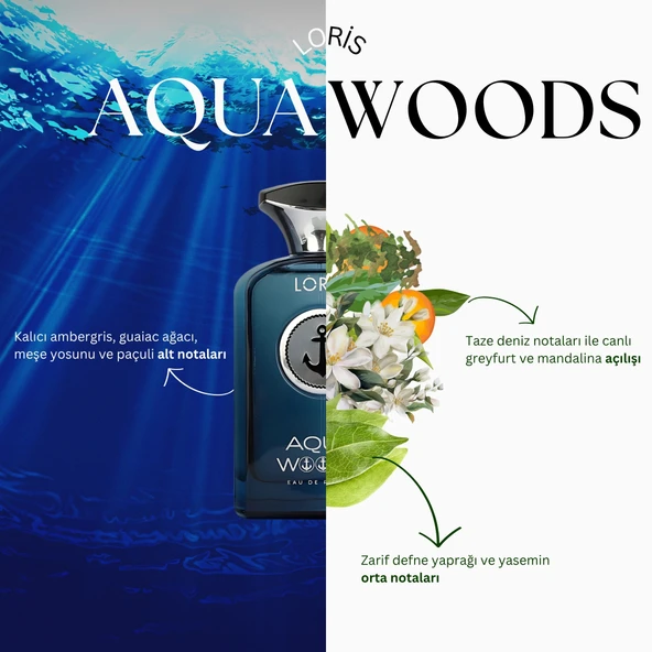 Aqua Woods EDP Parfüm 100 ML - Resim 2