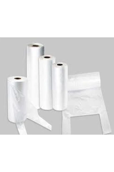 Rulo Manav Poşeti Küçük Boy Koparmalı 200 Lü Şeffaf Rulo Poşet Market Poşeti Bakkal Poşeti ürün görseli 1