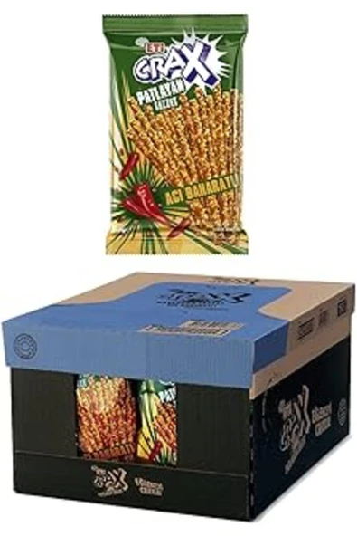 Eti Crax Patlayan Lezzet Acı Baharatlı Çubuk Kraker 50 G X 20 Adet ürün görseli