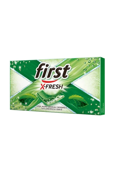 FİRST Yeşil Nane Aromalı Sakız - Resim 2
