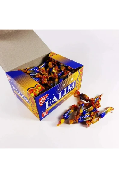 FALIM 100 adet Karışık Meyve Aromalı Falım Sakız - Nostaljik Hediye Sakız - Resim 2