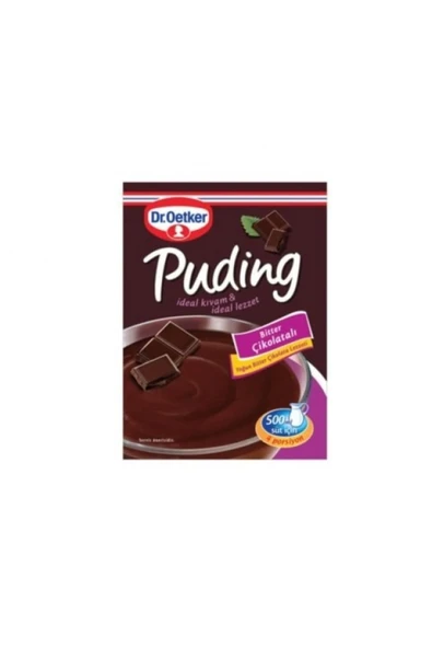 Dr. Oetker Puding Bitter Çikolatalı 111gr X 24 Adet ürün görseli 1