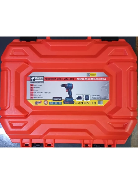 CAT-E1010 Kömürsüz Akülü Vidalama
