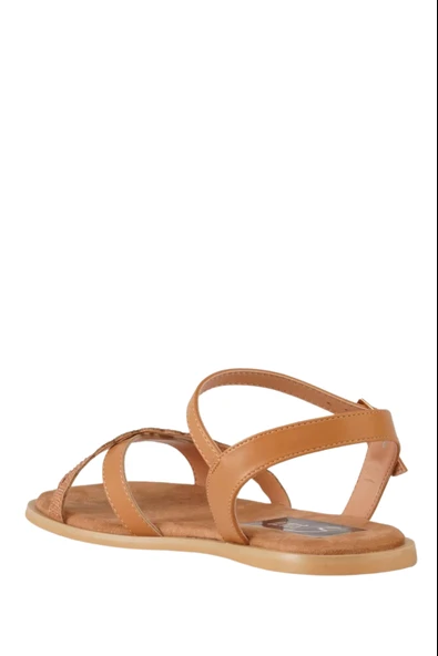 Stato Kadın Tasarım Sandalet Taba - Resim 10